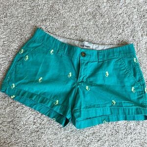 Old Navy sea horse shorts
